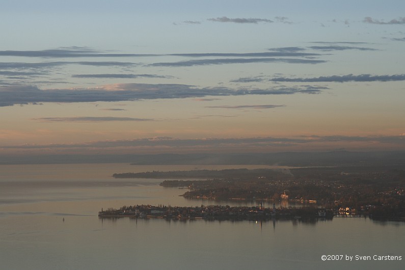 Lindau vom Pfnder aus gesehen