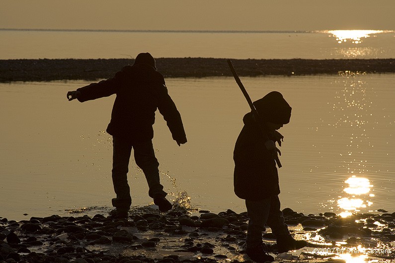 Gegenlichtaufnahme von meinen Kiddis
