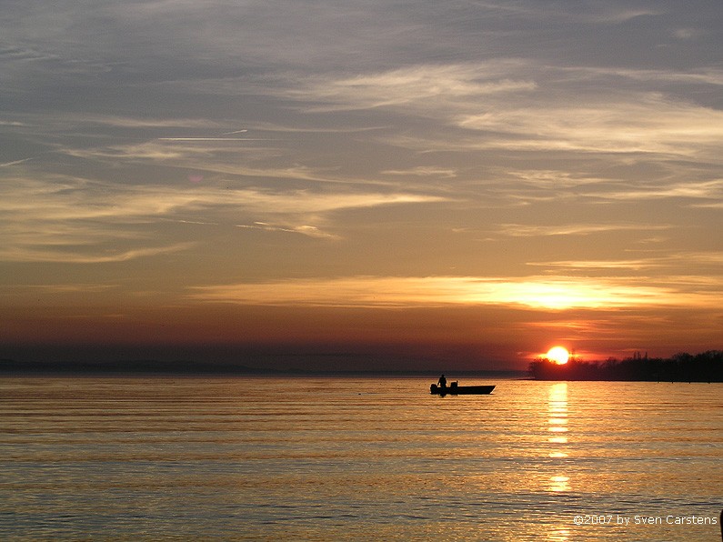 Fischerboot auf dem Bodensee 2