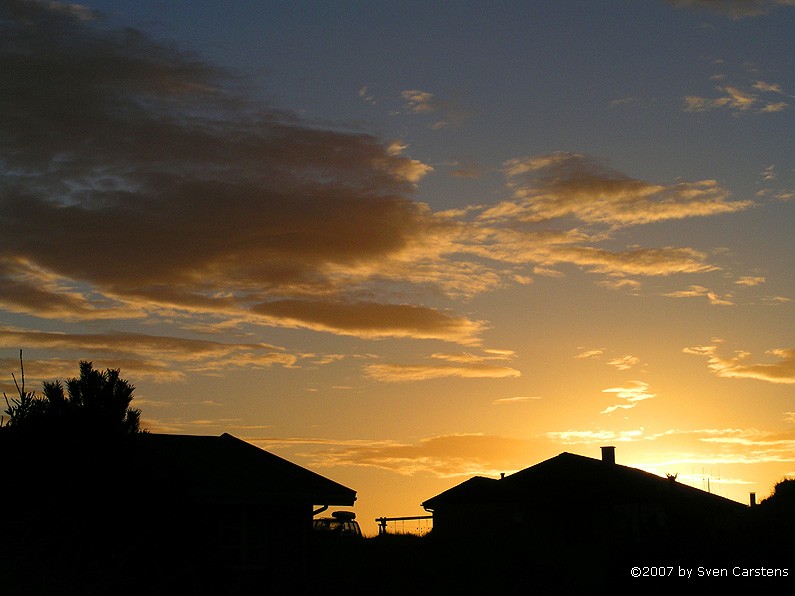Sonnenaufgang in Hvide Sanda (Dnemark)